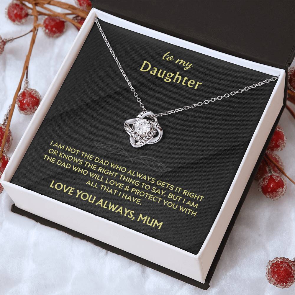 To My Daughter from Mum: The Knot Necklace