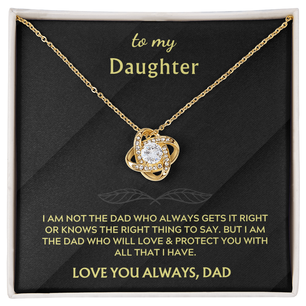To My Daughter from Dad: The Knot Necklace