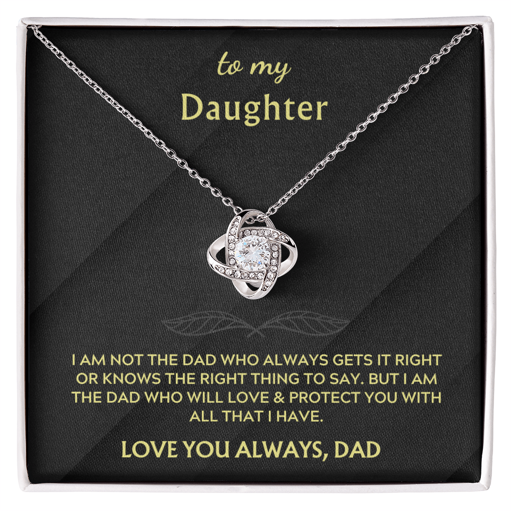 To My Daughter from Dad: The Knot Necklace