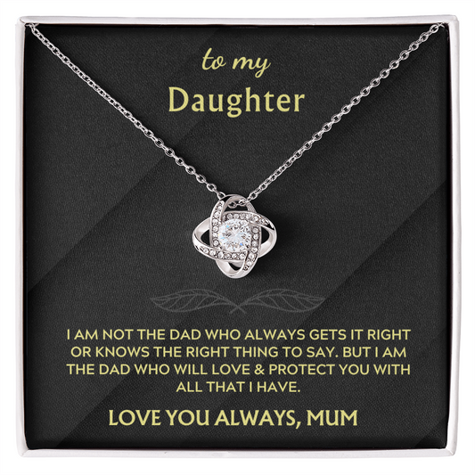 To My Daughter from Mum: The Knot Necklace