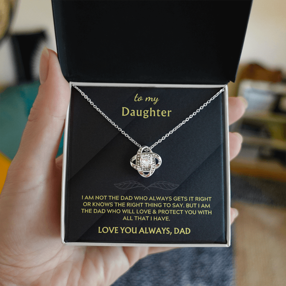 To My Daughter from Dad: The Knot Necklace